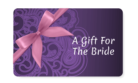 bride gift card